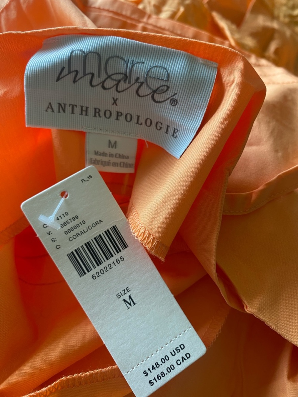 Anthropologie X Mare mare Ruffle Tunic top - Picture 2 of 3